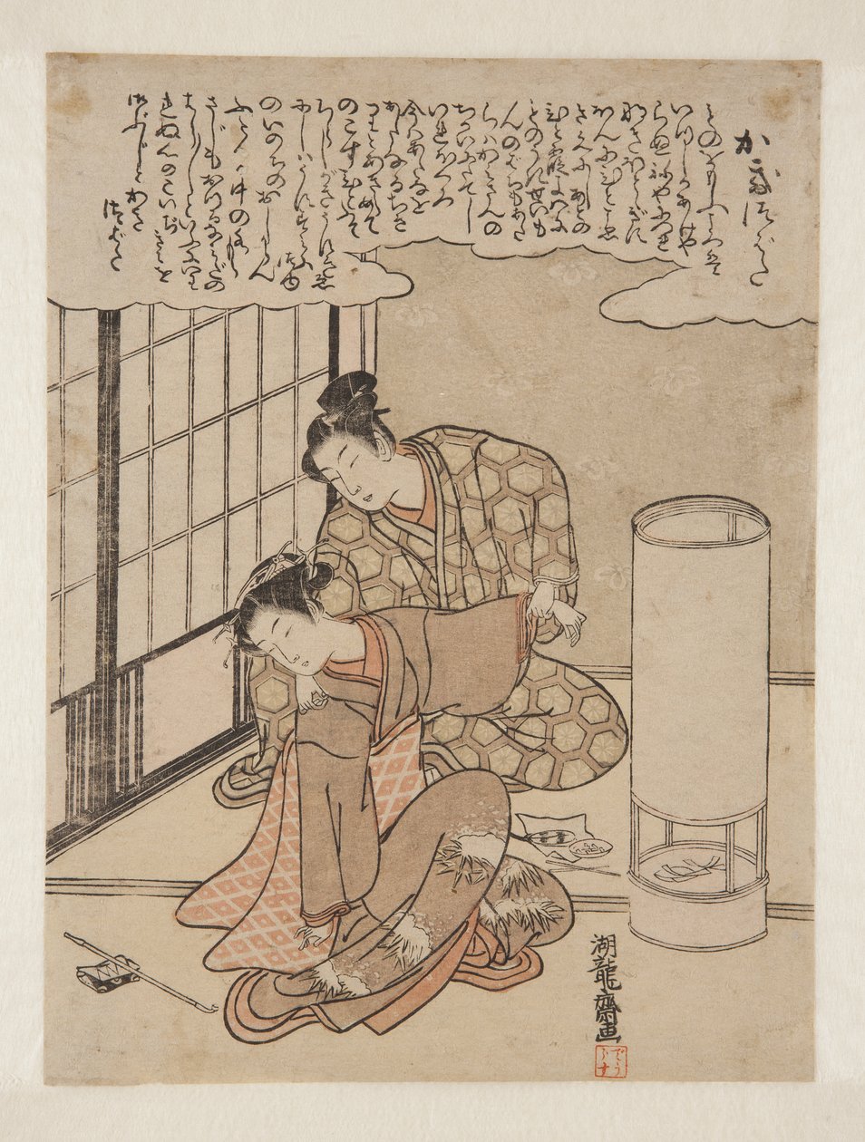 iris laevigata by Isoda Koryusai