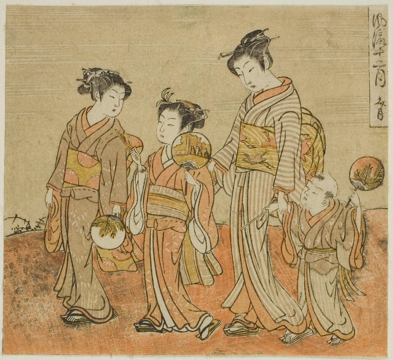 Yedinci Ay (Fumizuki), "Modaya Uygun On İki Ay (Furyu juni tsuki)" serisinden by Isoda Koryusai
