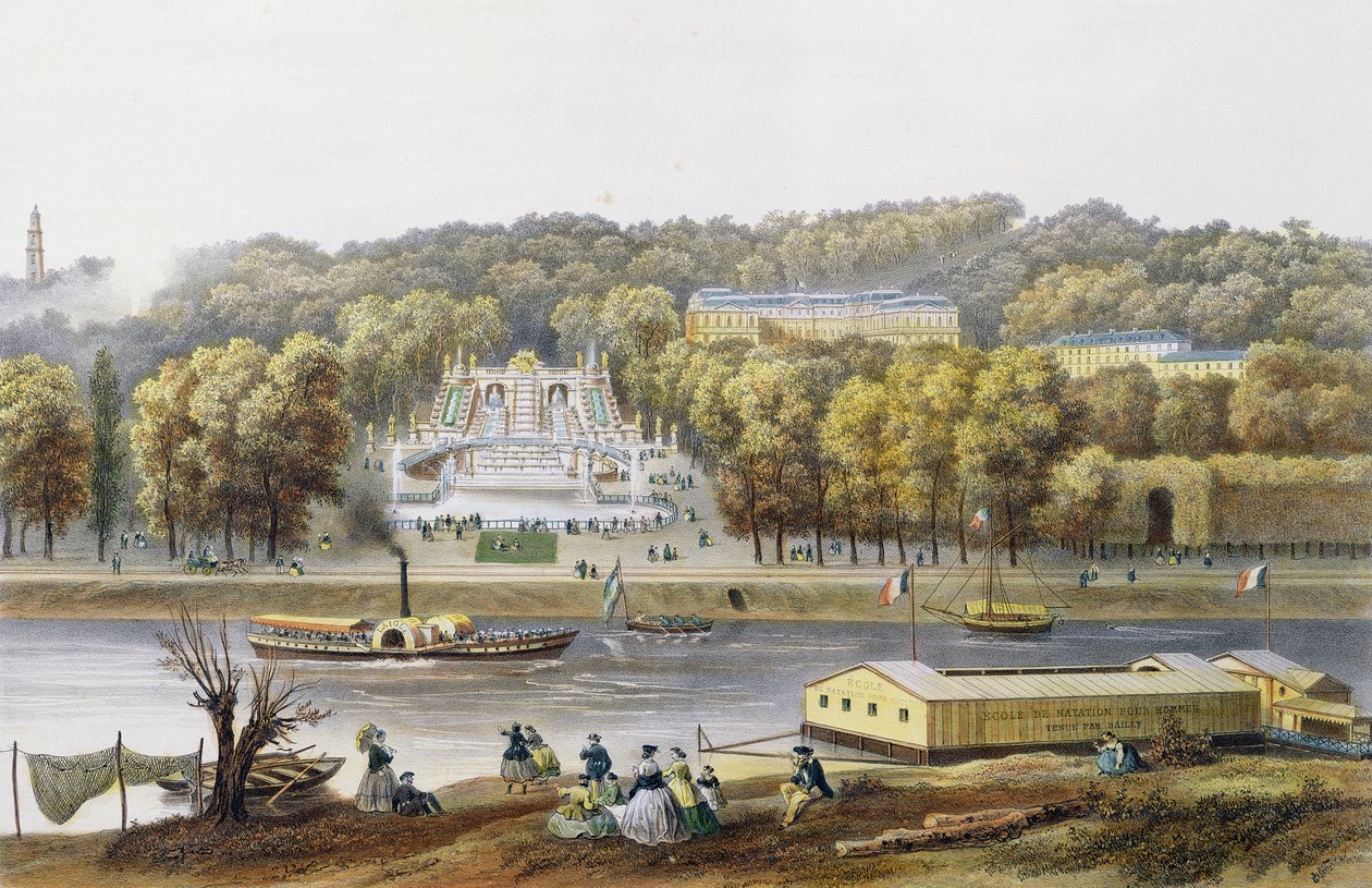 Saint-Cloud Sarayı ve Parkı by Isodore Laurent Deroy
