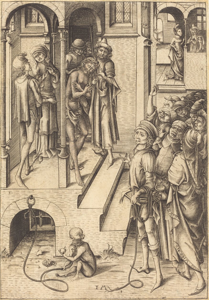 Bak Adam, c. 1480 by Israhel van Meckenem
