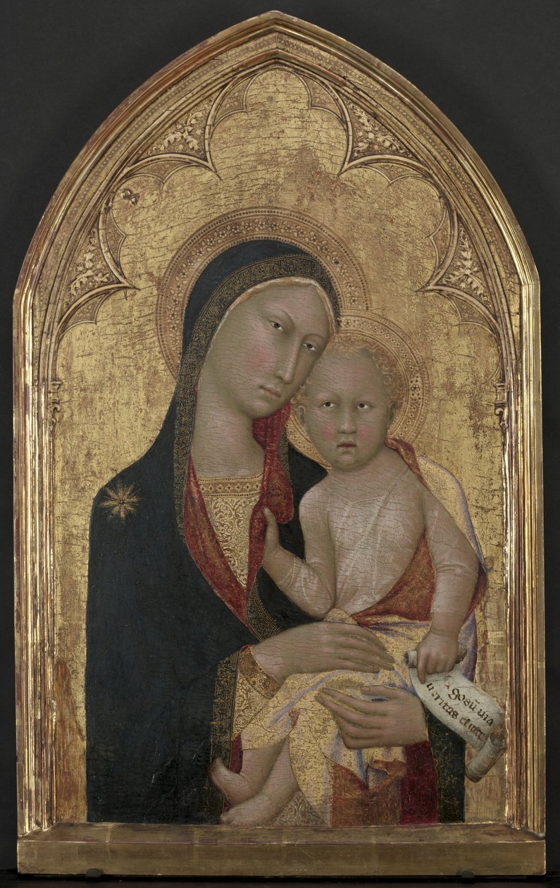 madonna ve çocuk by Israhel van Meckenem