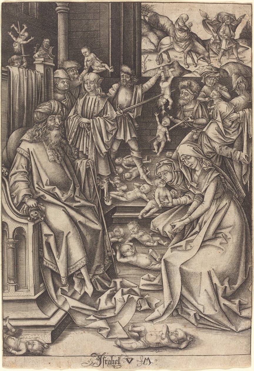 Masumların Katliamı, c. 14901500. by Israhel van Meckenem