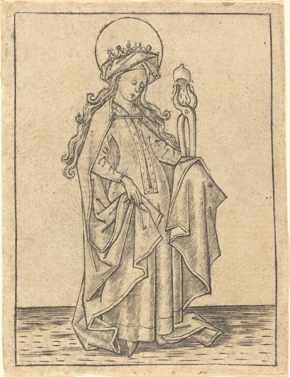 aziz agatha by Israhel van Meckenem