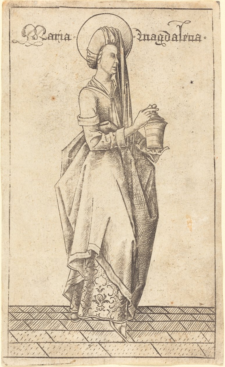 Aziz Mary Magdalene by Israhel van Meckenem