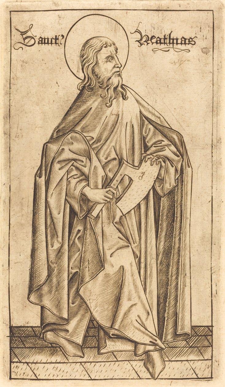 Aziz Matthias, c. 14701480. by Israhel van Meckenem