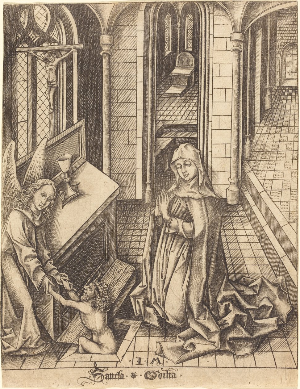 Aziz Ottilia by Israhel van Meckenem