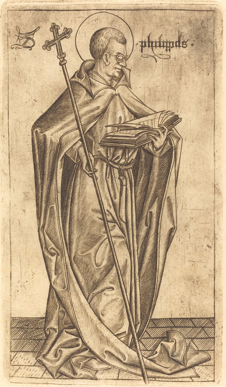 Aziz Philip, c. 14701480. by Israhel van Meckenem