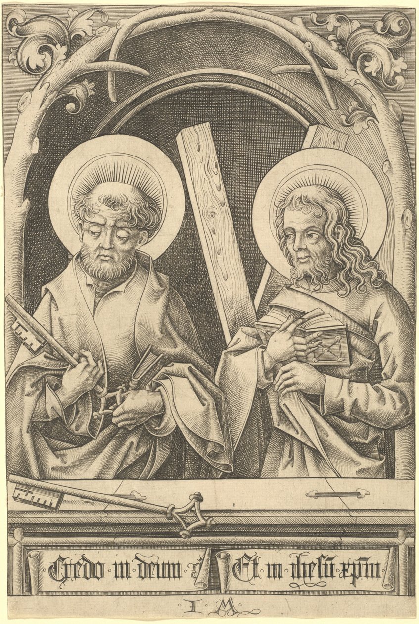 Aziz Peter ve Andrew by Israhel van Meckenem