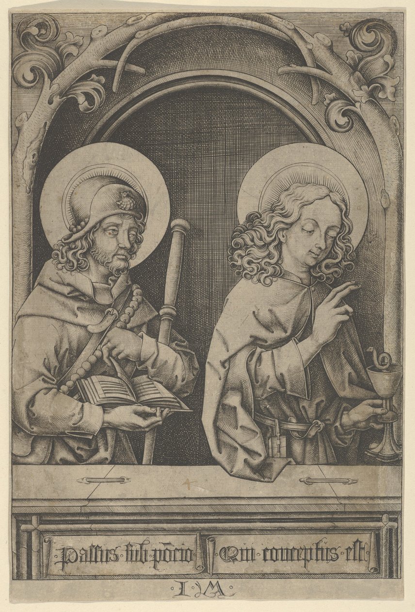 Havarilerden St. James the Greater ve St. John. by Israhel van Meckenem