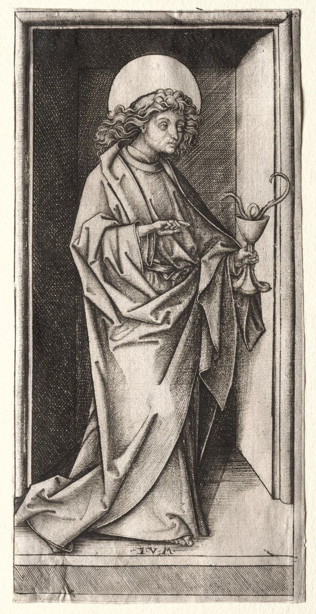Aziz John, Kadehte Yılanlı by Israhel van Meckenem
