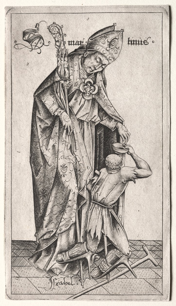 Aziz Martin. by Israhel van Meckenem