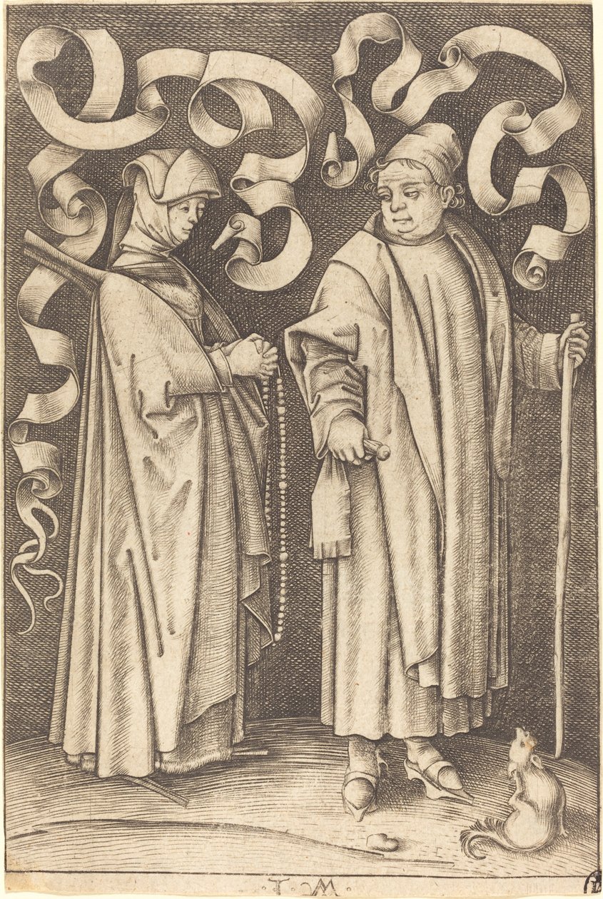 Kilise Müdavimleri, c. 14951503. by Israhel van Meckenem