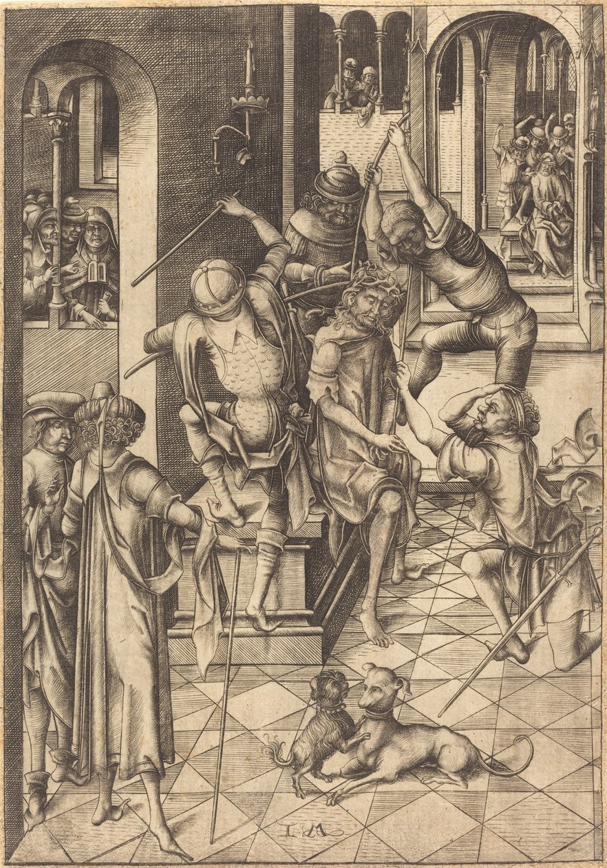 Dikenli Taç, c. 1480. by Israhel van Meckenem
