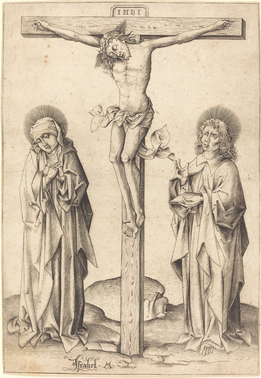 Çarmıha Gerilme, c. 1480. by Israhel van Meckenem