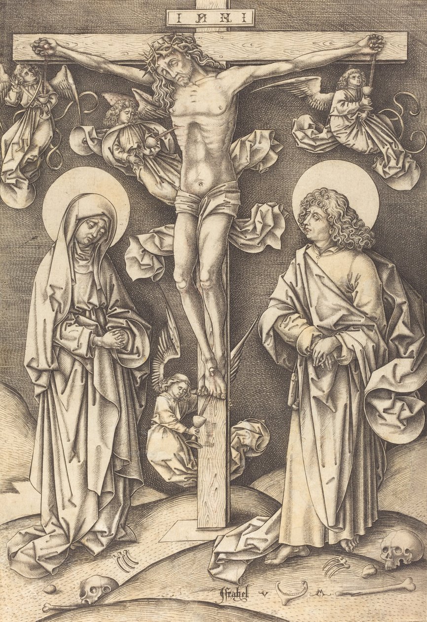 Çarmıha Gerilme, c. 14901500. by Israhel van Meckenem