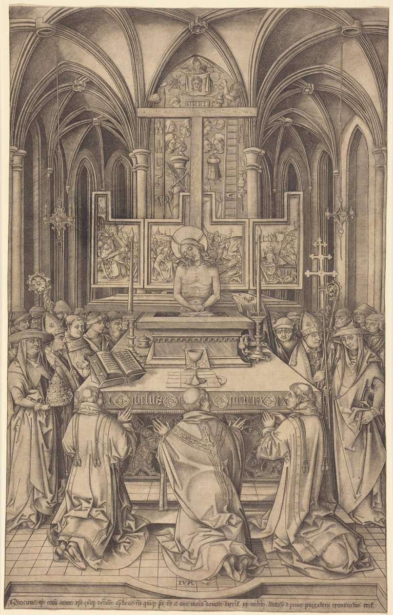 Aziz Gregory Kütlesi by Israhel van Meckenem