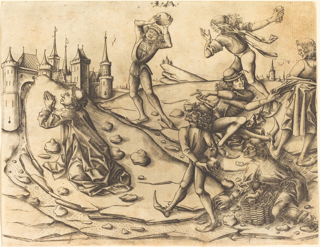 Aziz Stephen Taşlama, c. 1470. by Israhel van Meckenem