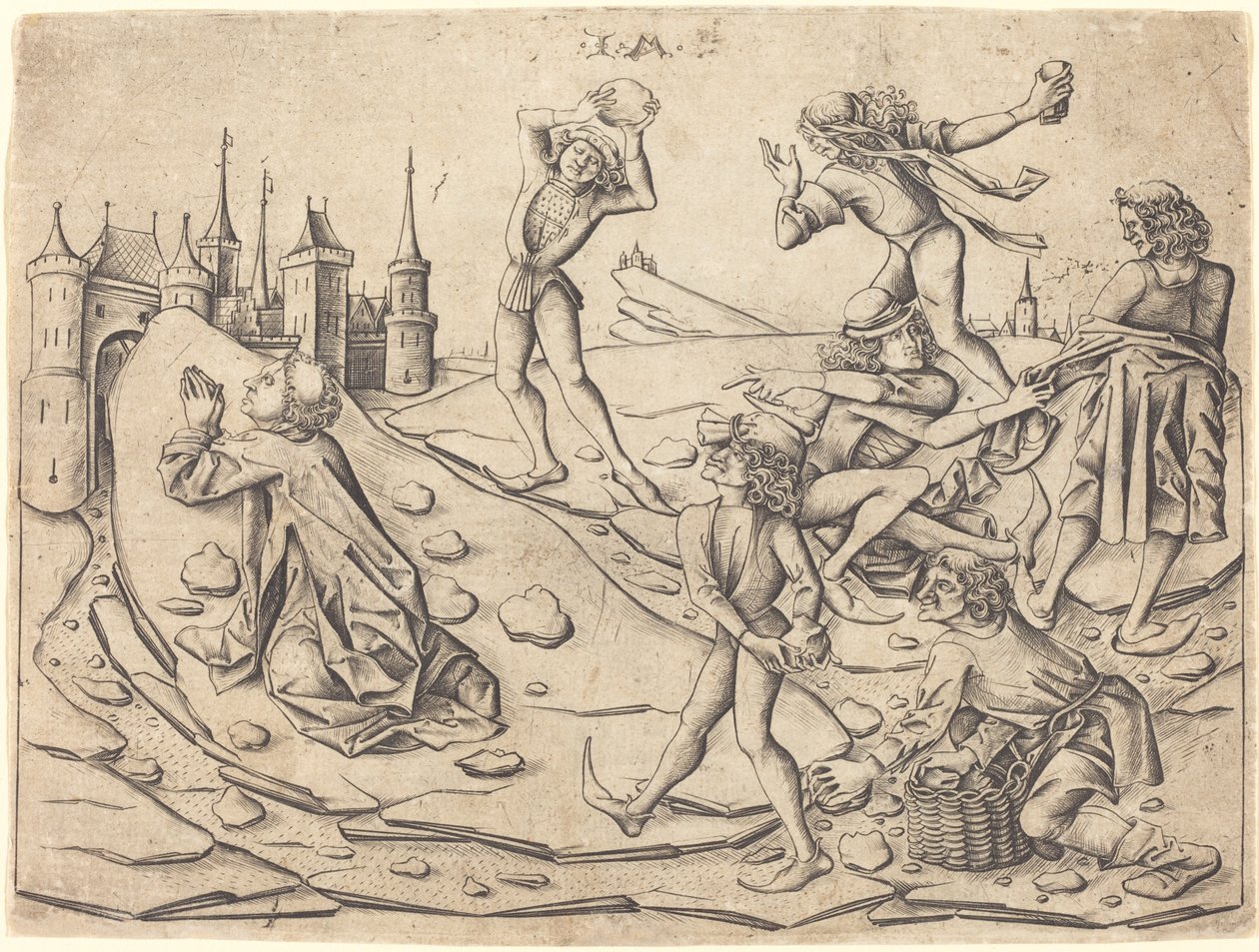 Aziz Stephen Taşlama, c. 1470. by Israhel van Meckenem