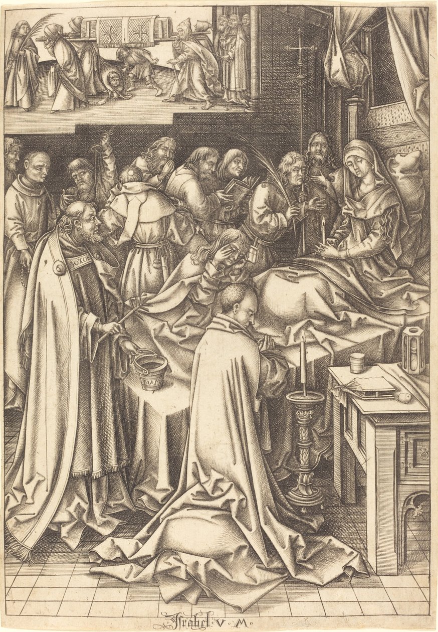 Bakirenin Ölümü by Israhel van Meckenem after Hans Holbein the Elder