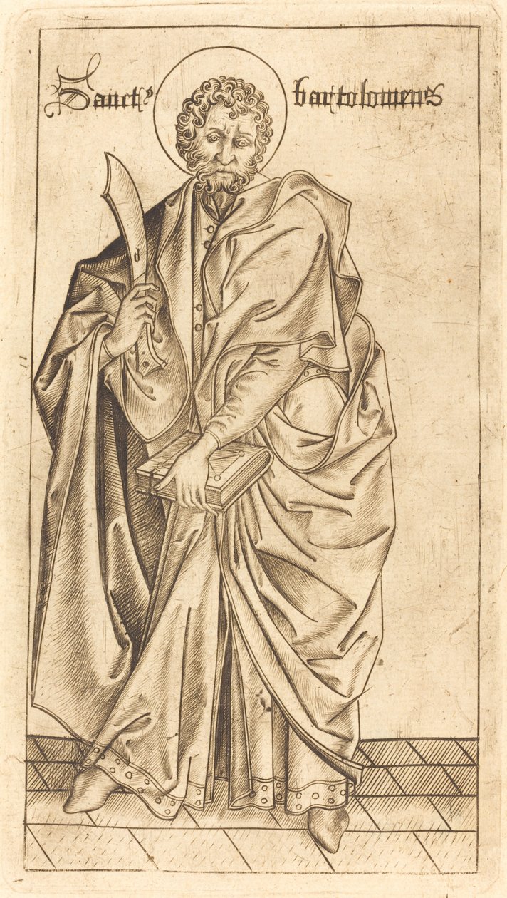 Aziz Bartholomeos by Israhel van Meckenem after Master E.S.