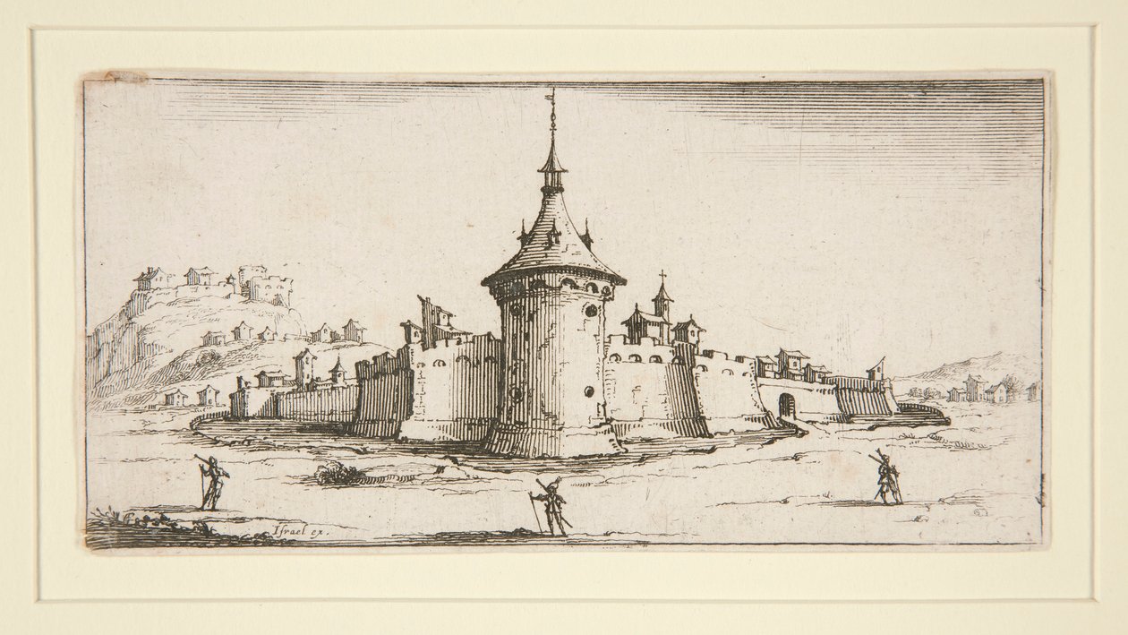 Bir Bastion veya Bir Tahkimat by Israël Henriet