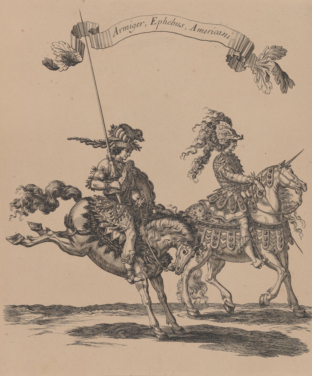 Armiger, Ephebus, Americani, 