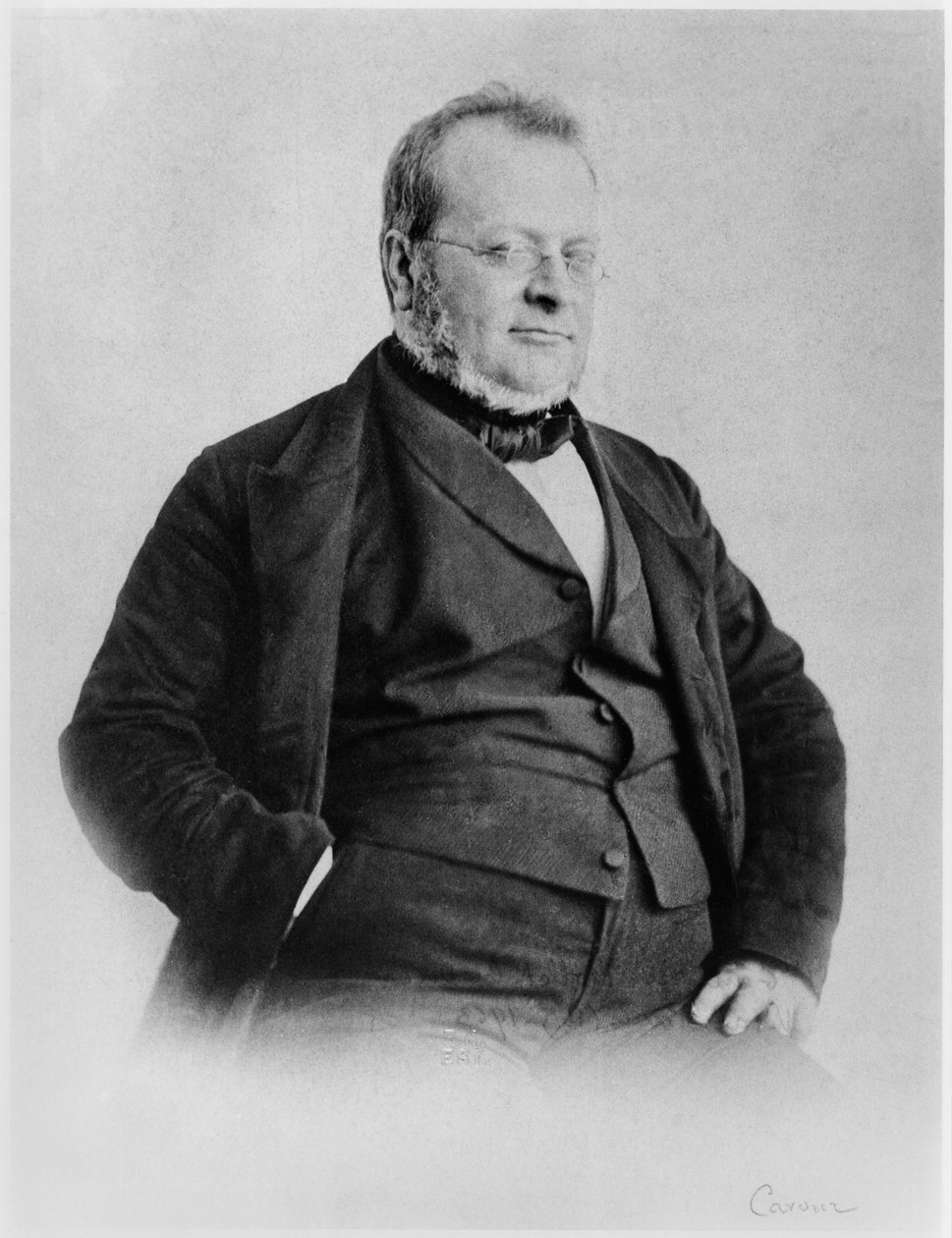 Cavour Kontu Camillo Berso (1810-61) by Italian Photographer