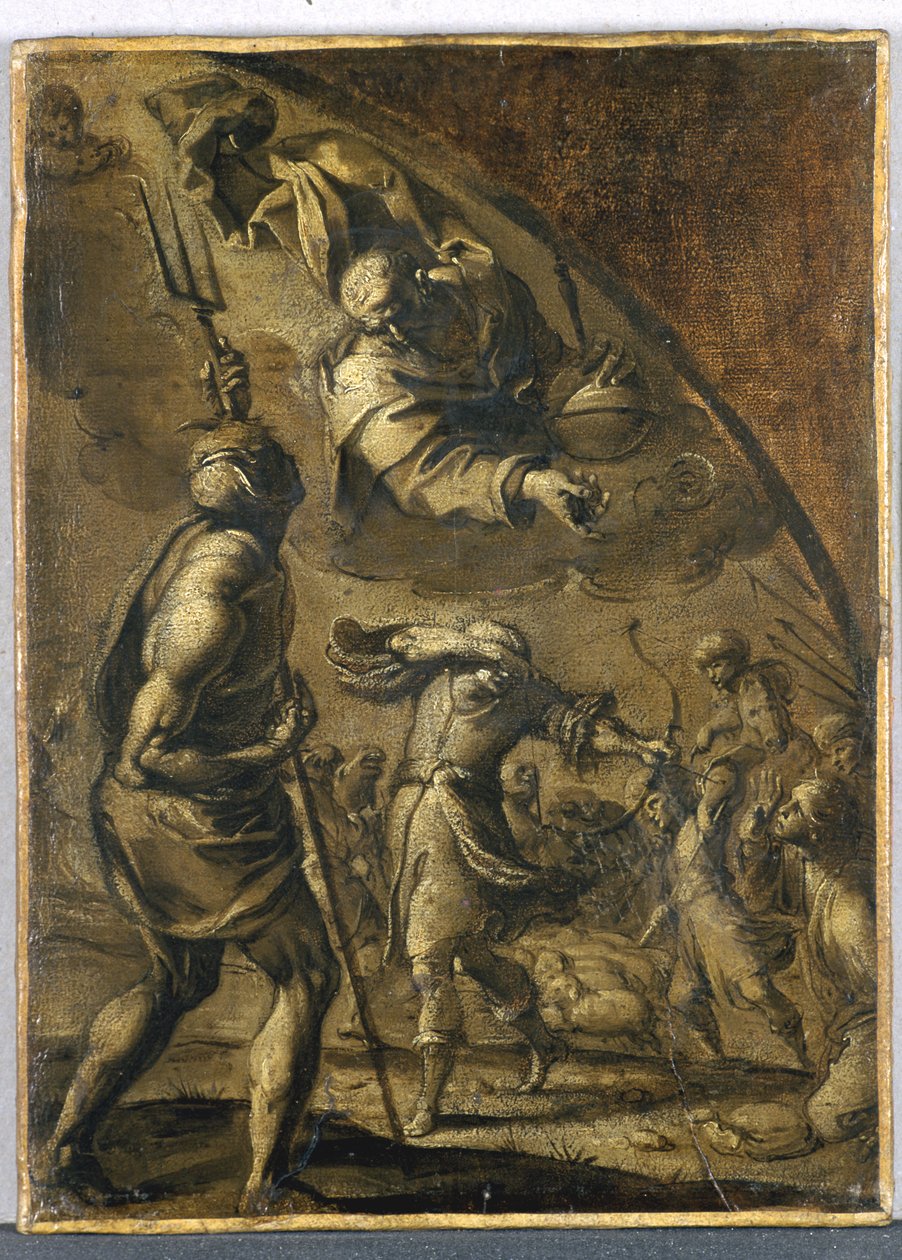 Bir savaş alegorisi by Italian School