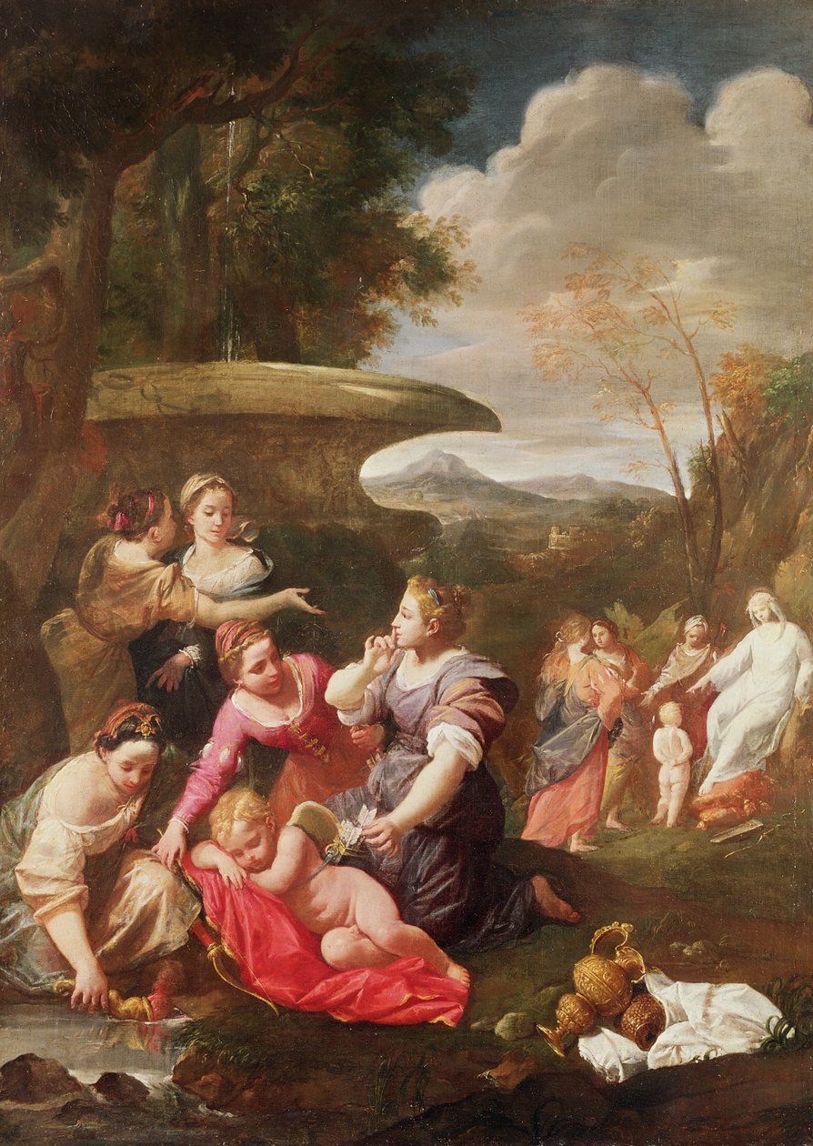 ülke sahnesi by Italian School