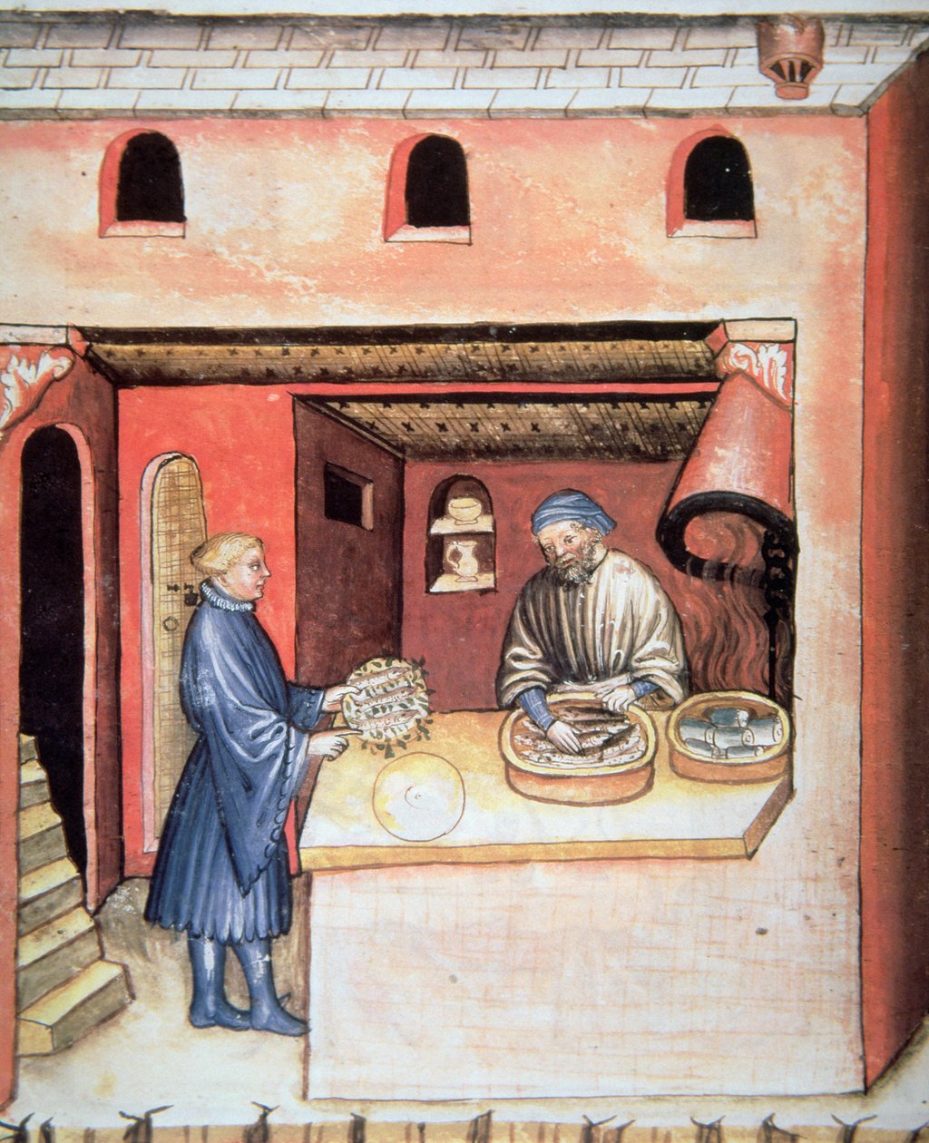 Fol.83v Sirkede Marine Edilmiş Balık, Tacuinum Sanitatis Codex Vindobonensis
