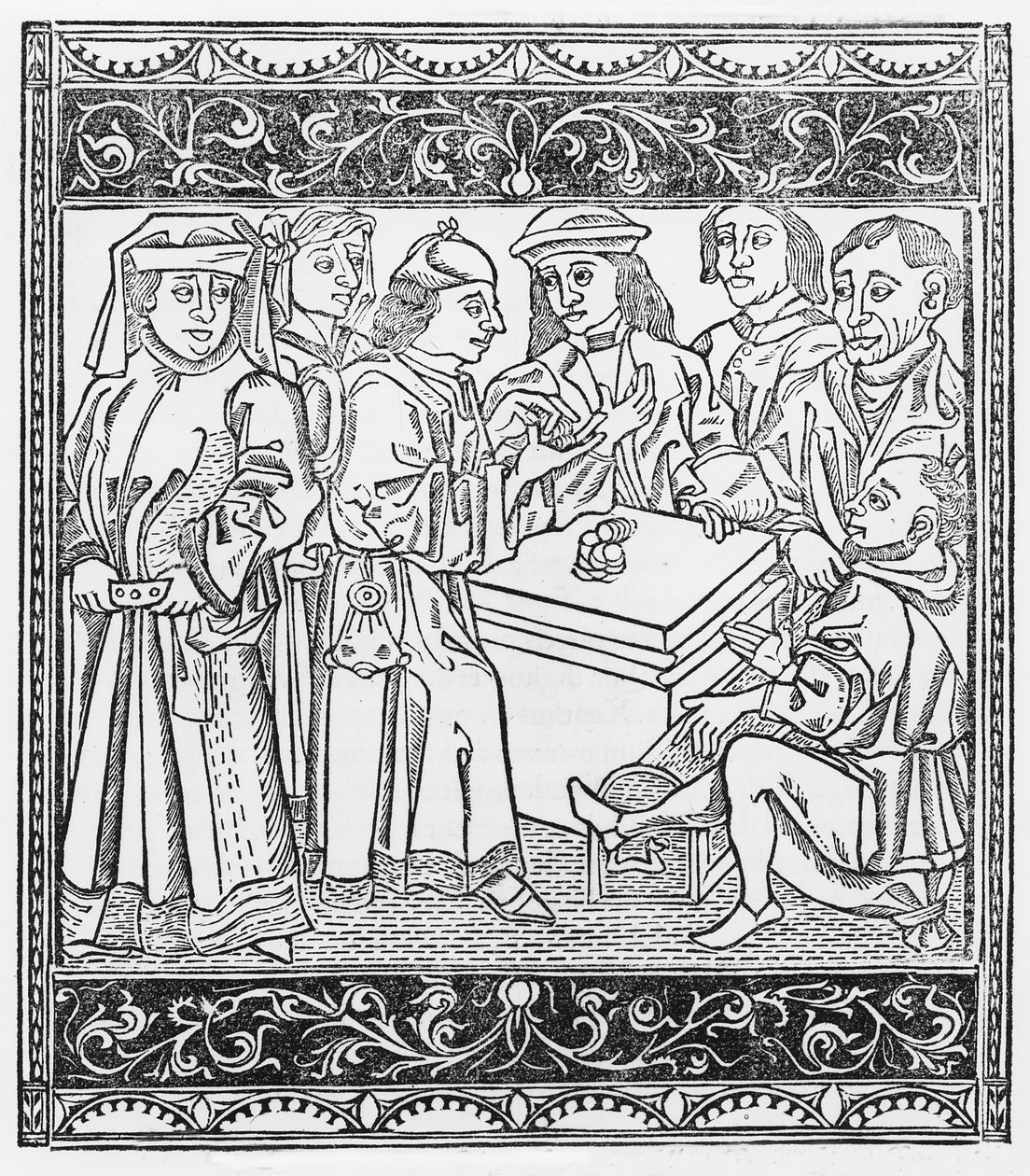 Tüccarlar ve Tefeciler by Italian School