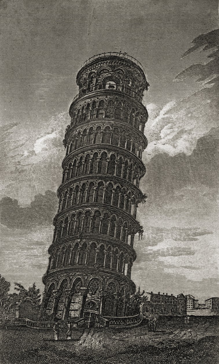 Eğik Pisa kulesi by Italian School