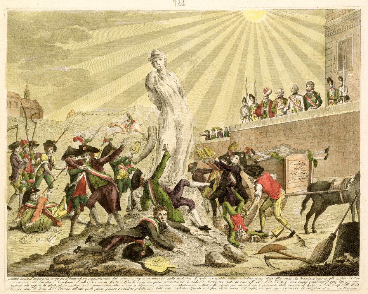 Demokrasi Heykeli, 1799 by Italian School