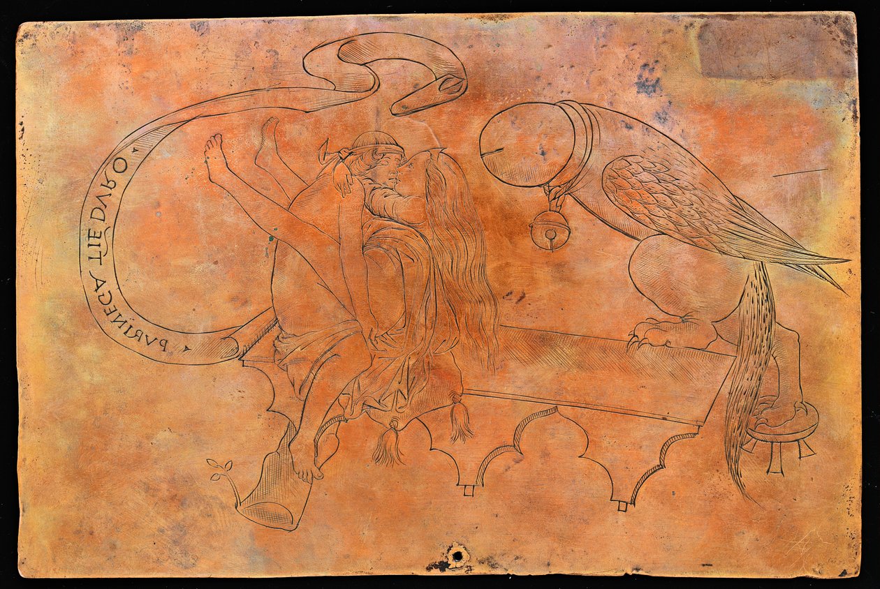 Çiftleşme Üzerine Alegori [verso] by Italian 15th Century