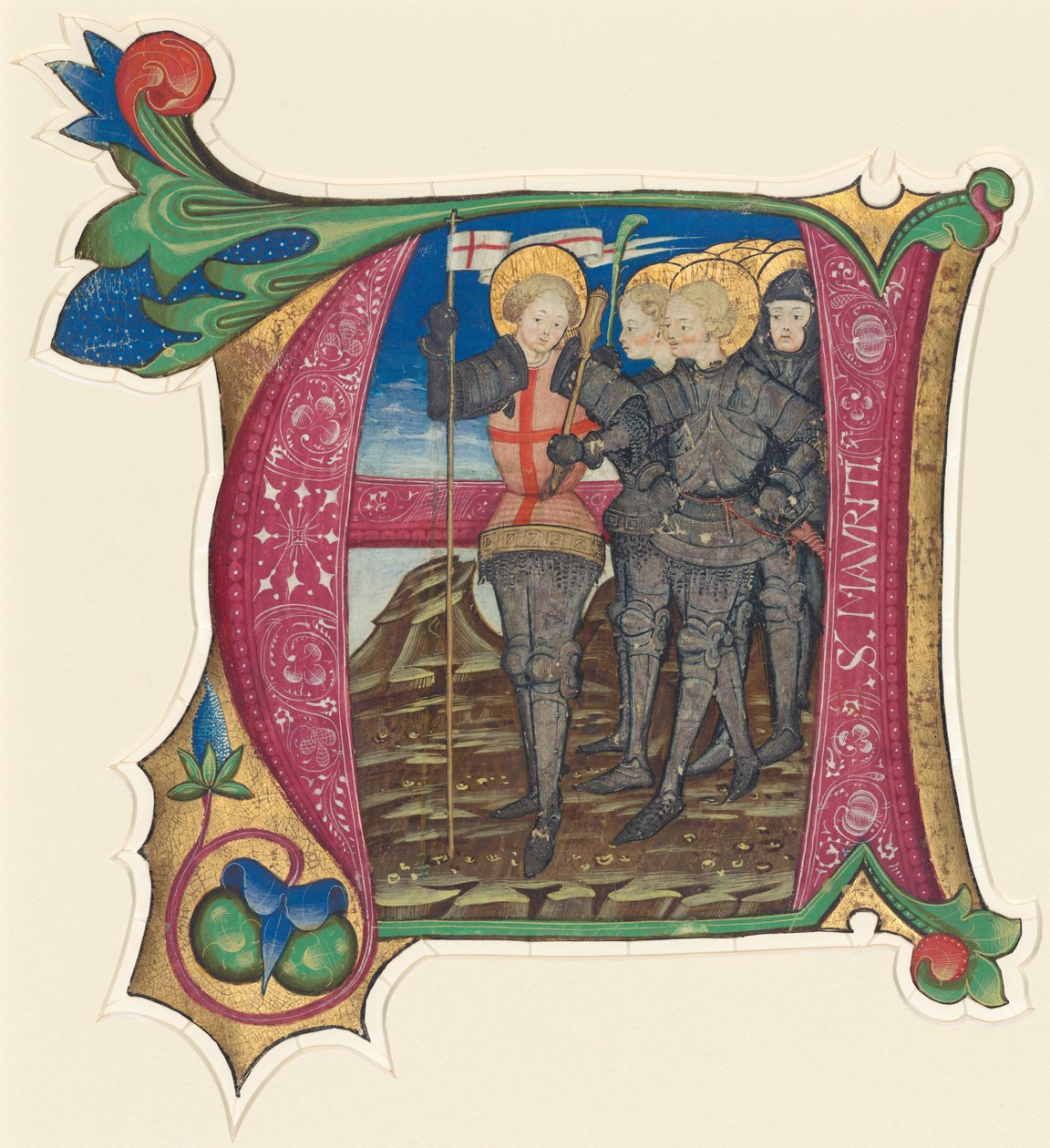 Saint Maurice ve Theban Lejyonu by Italian 15th Century