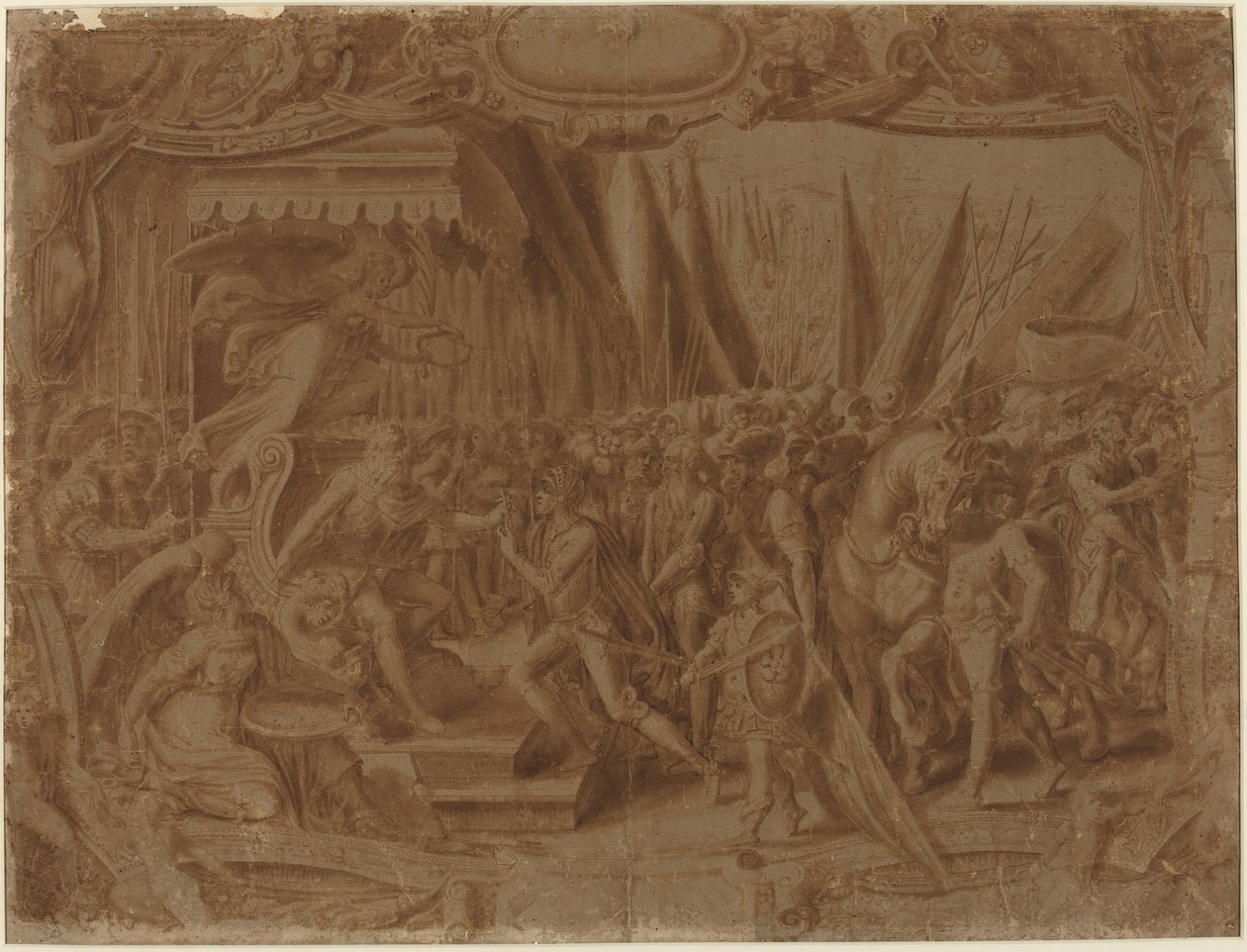 tarihi sahne by Italian 16th Century
