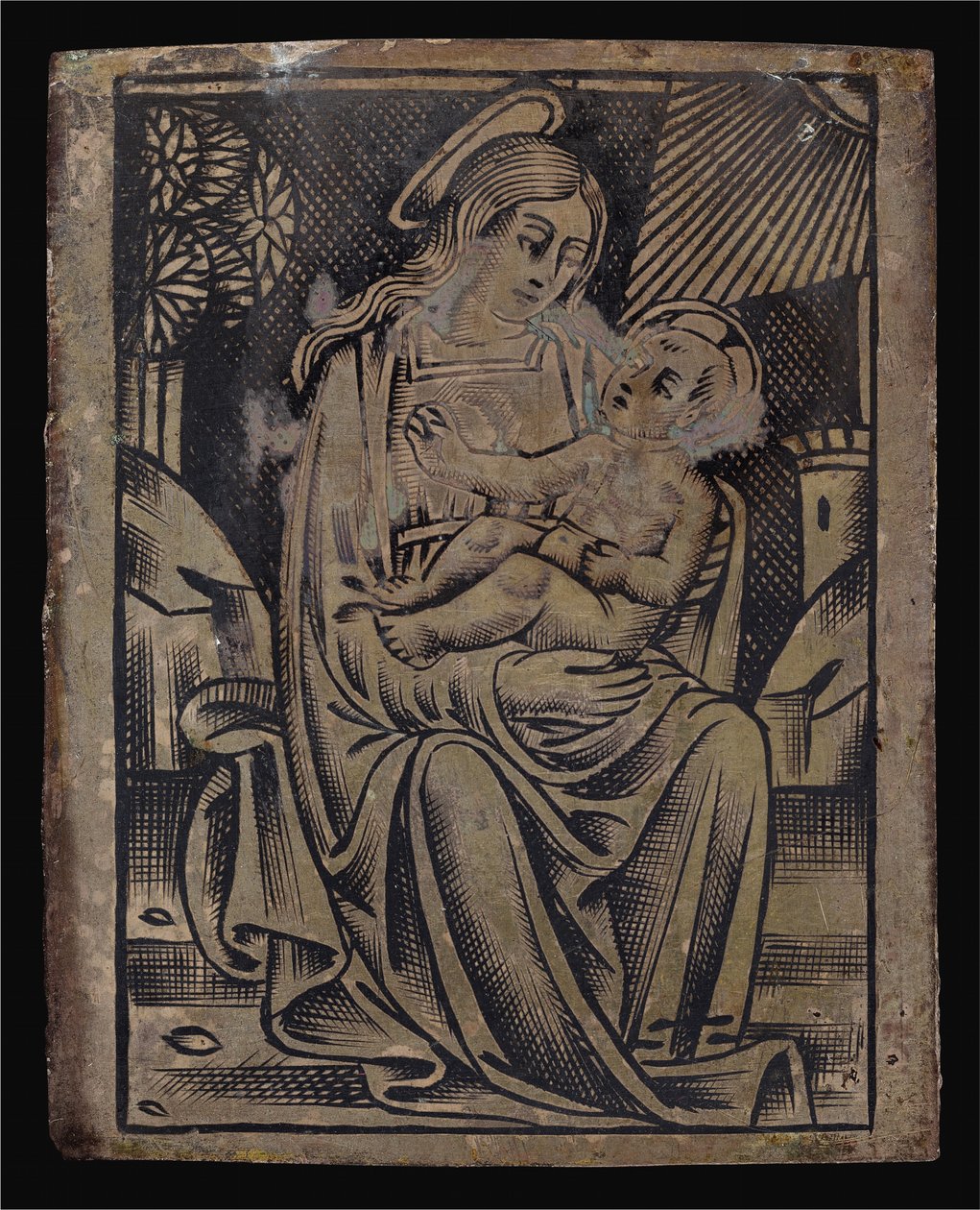 bakire ve çocuk by Italian 16th Century