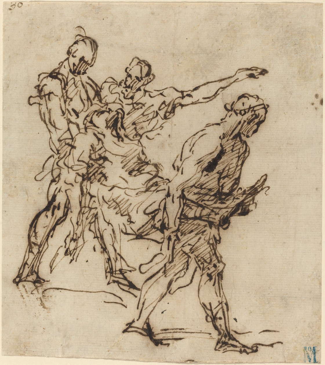 Vücut Taşıyan Figürler by Italian 17th Century