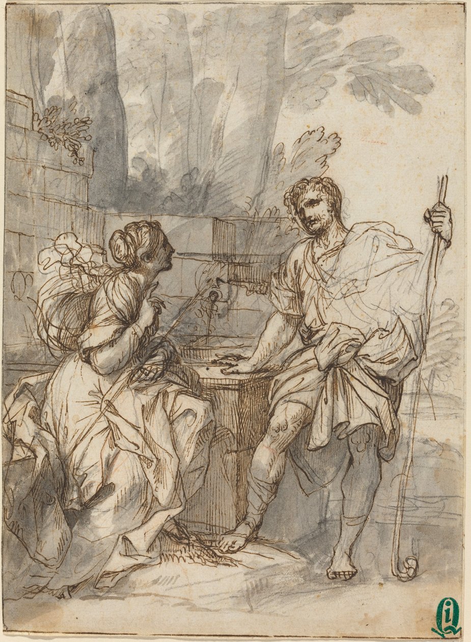 pastoral sahne by Italian 18th Century