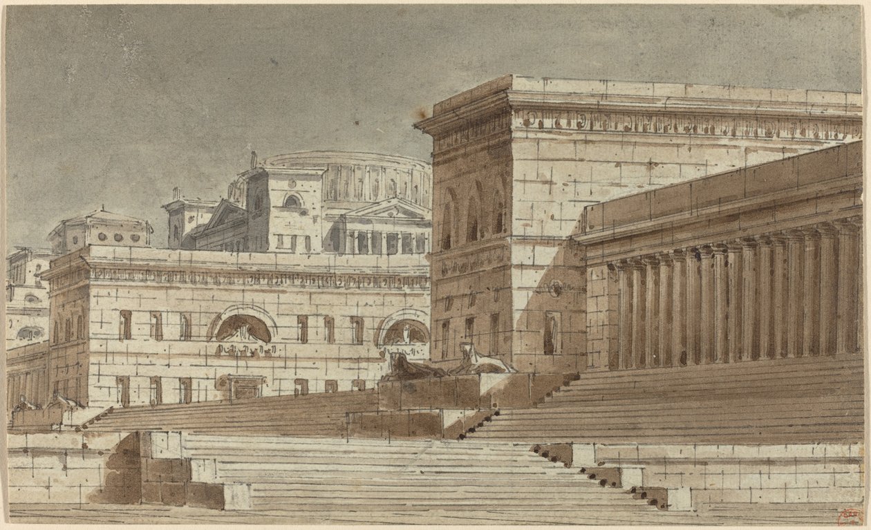 Sahne tasarımı by Italian 19th Century