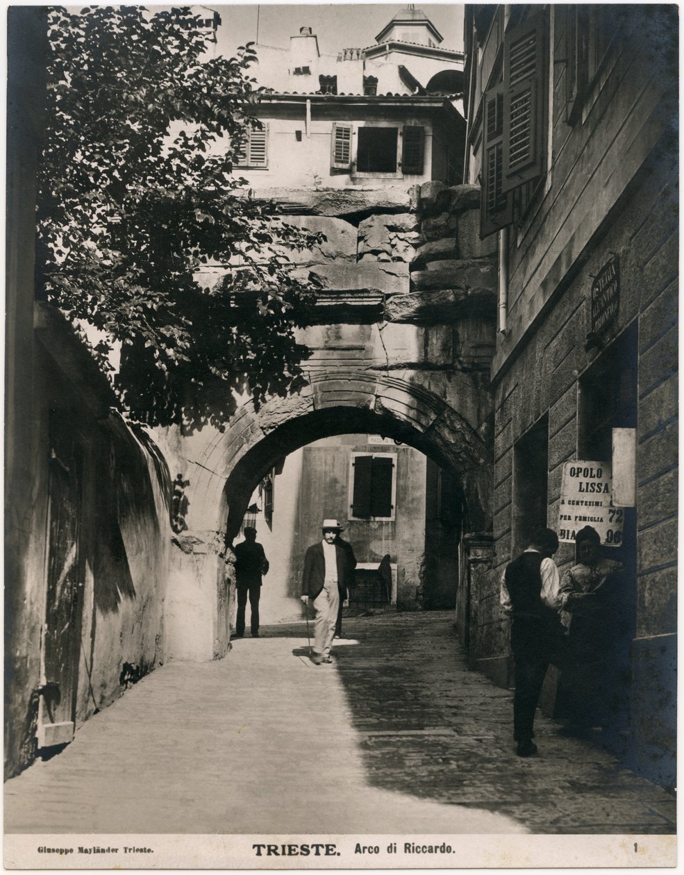 Riccardo Kemeri, fotoğraf Giuseppe Maylander, Trieste, Friuli-Venezia Giulia, İtalya, yaklaşık 1910 by Italian Photographer