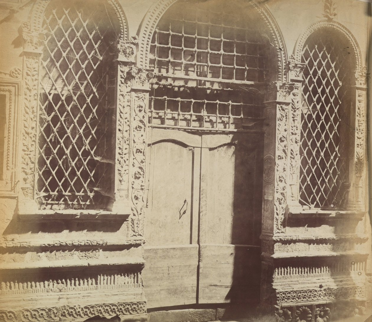 Palazzo Giuzzetti, Venedik, 1865 dolayları by Italian Photographer