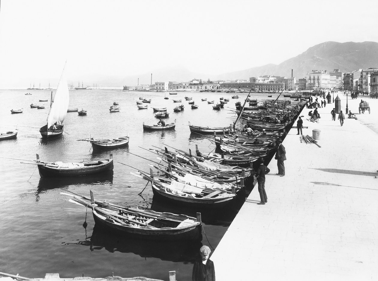 Palermo Limanı, Sicilya, c.1920 by Italian Photographer