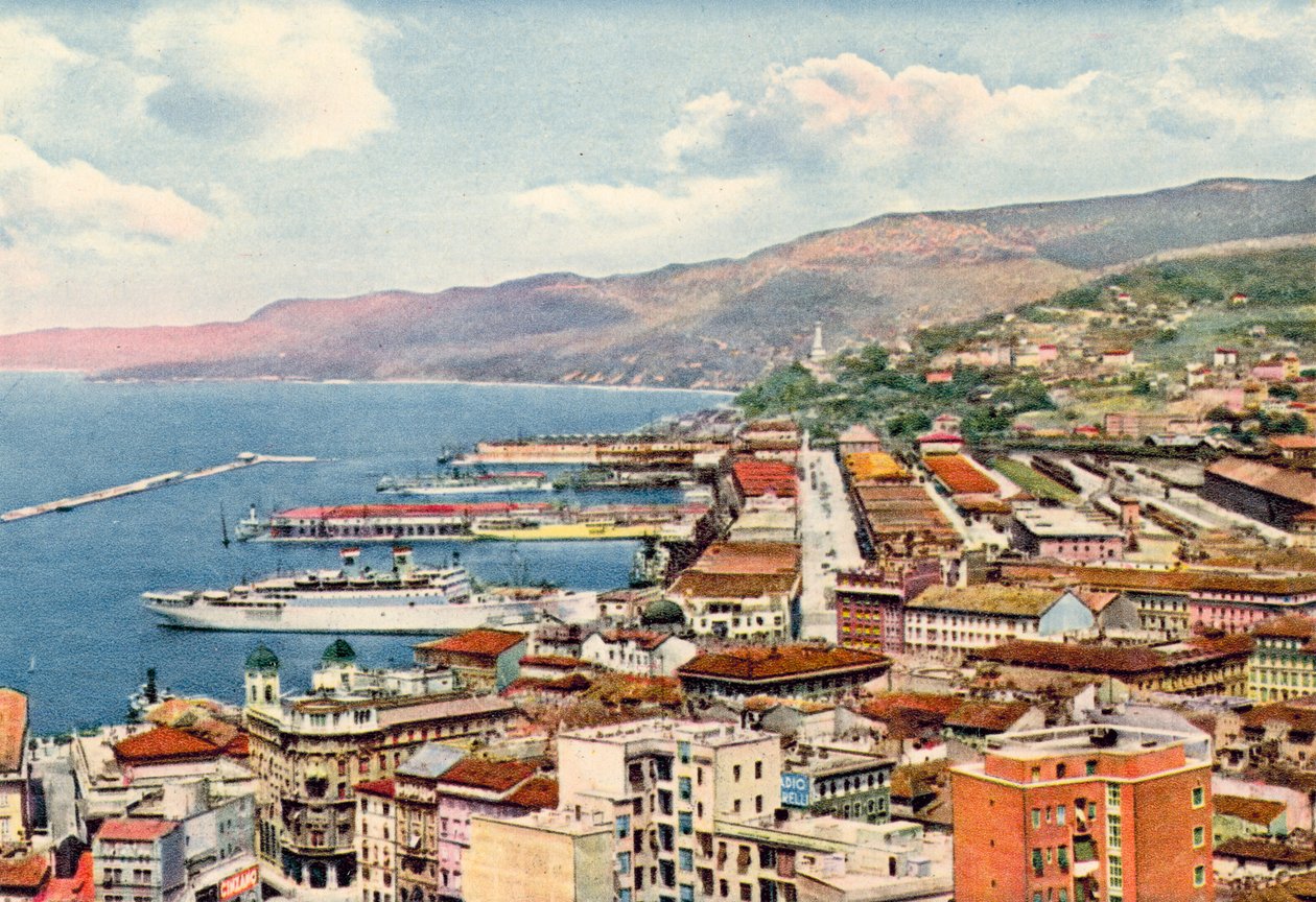 Trieste: Panorama (renkli fotoğraf) by Italian Photographer