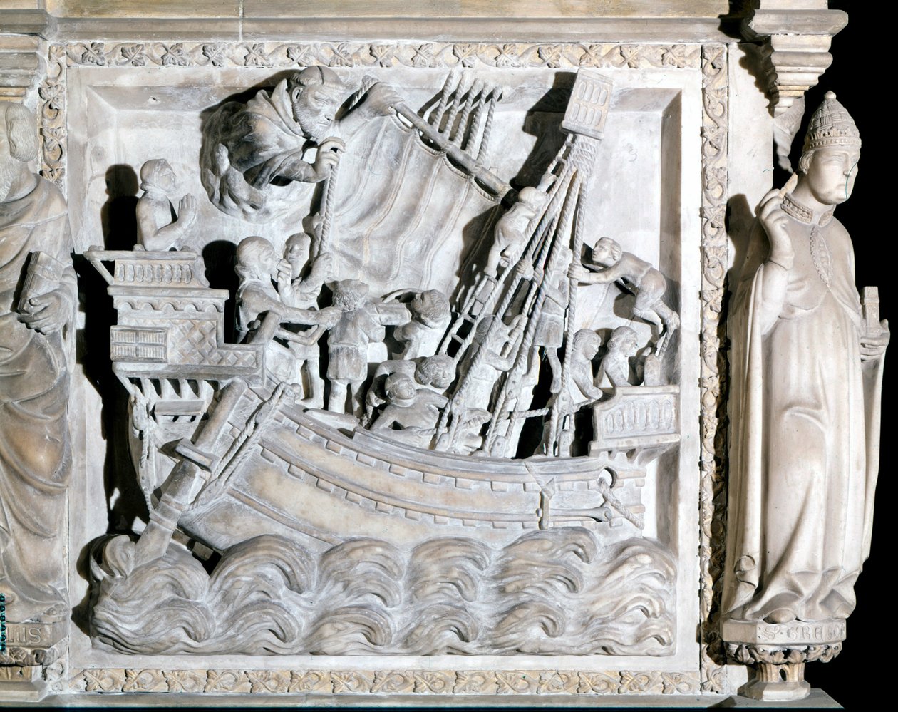 14. yüzyıl gemisi. Milano