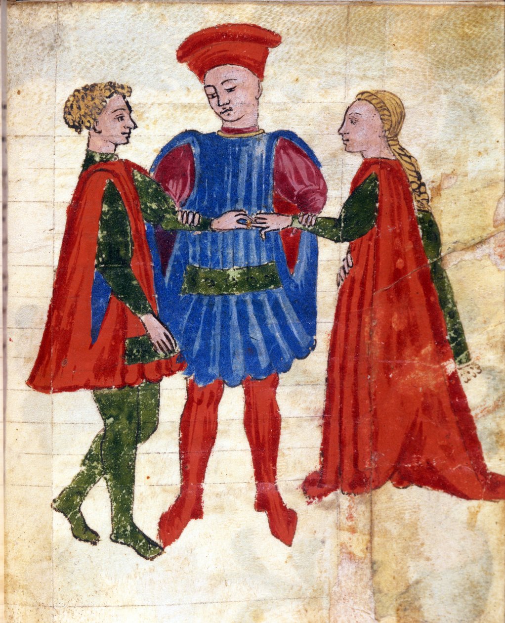 Bir Yahudi Evlilik Töreni (parşömen) by Italian School