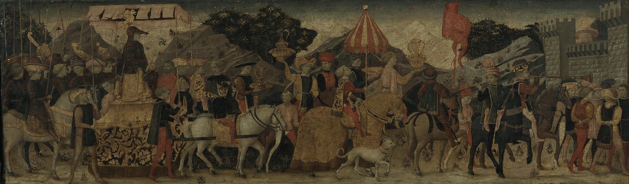 A Triumph, c.1450 (panelde sıcaklık) by Italian School