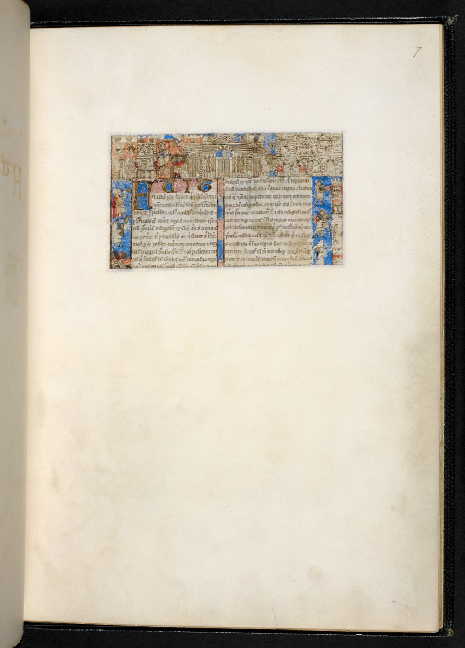 Add MS 27695, f.7r, Erdemler ve Erdemsizlikler üzerine bir risaleden, Cenova, c. 1330-40 (parşömen) by Italian School