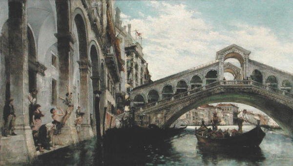 Sıradışı Bir Kargo, 1890 dolayları (tuval üzerine yağlı boya) by Italian School