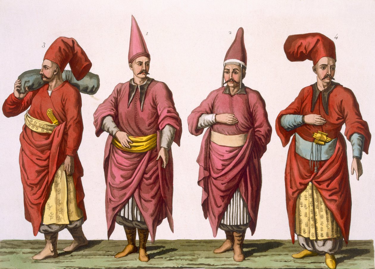 Baltadji, Kızlar-Aga vb., V. Raineri (aquatint) tarafından oyulmuş Uluslar Tarihinin Bölüm III, Cilt I